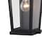Vaxcel Lexington Aluminum Black Motion Sensor Dusk to Dawn Outdoor Wall Light Clear Glass T0636 - alternate 7